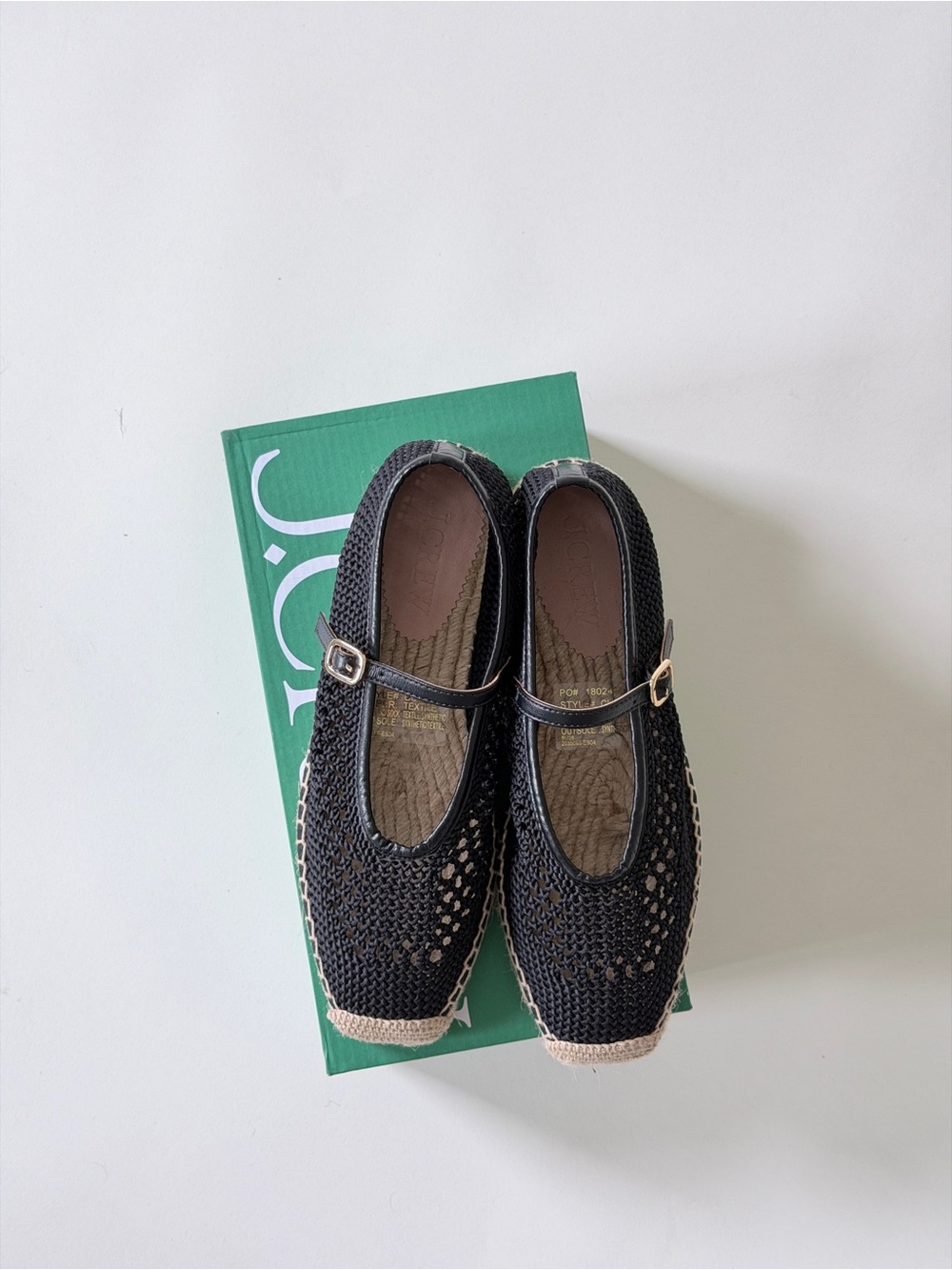 NEW IN BOX Sophie Mary Jane espadrilles with crochet - size 9 - Picture 4 of 11